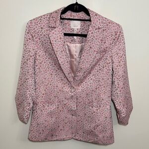Cinq à Sept Pink Floral Blazer